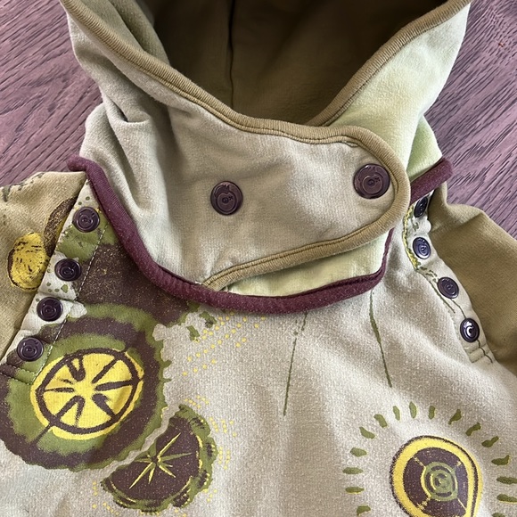 Vicious Wear Toddler Sweatshirt Green Dragon Pockets - Picture 4 of 11